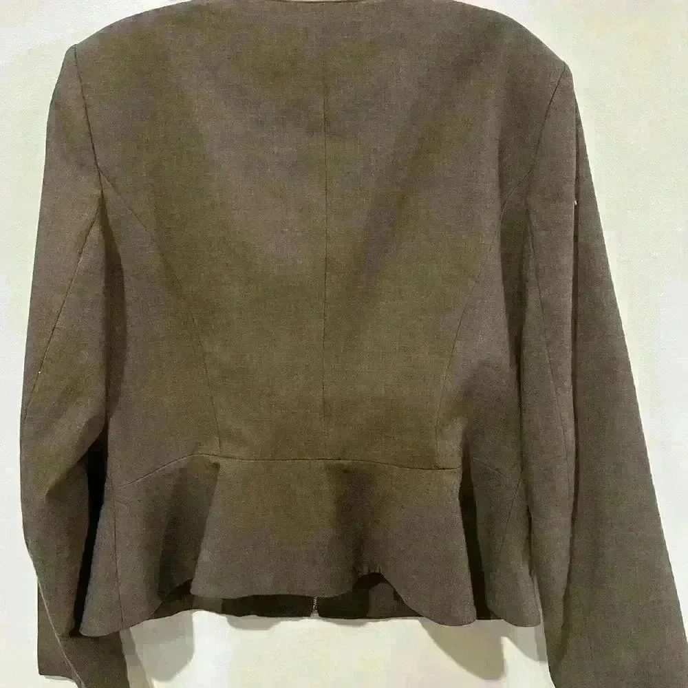 Calvin Klein long sleeve brown blazer - Picture 4 of 4
